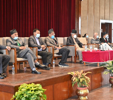 दलको बैठकमा एमसीसीबारे रामशरणको ९ बुँदे ब्रिफिङ (सूचीसहित)